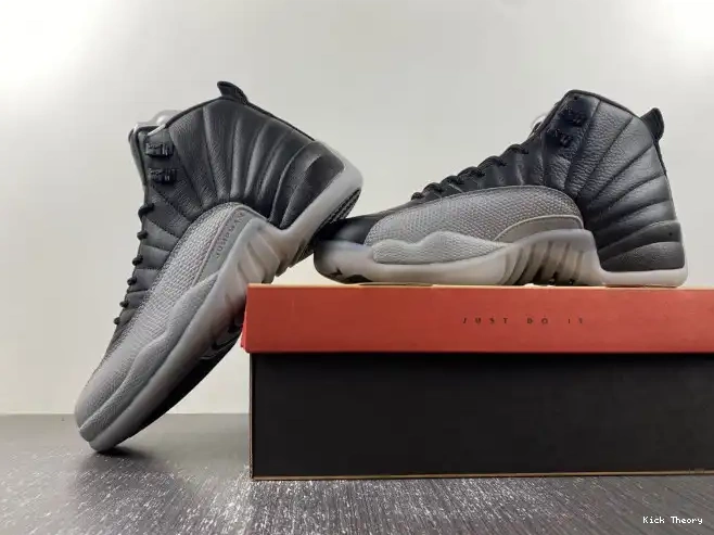 Kick Theory Jordan Air 12 Wolf Black Grey CT8013-019 0507